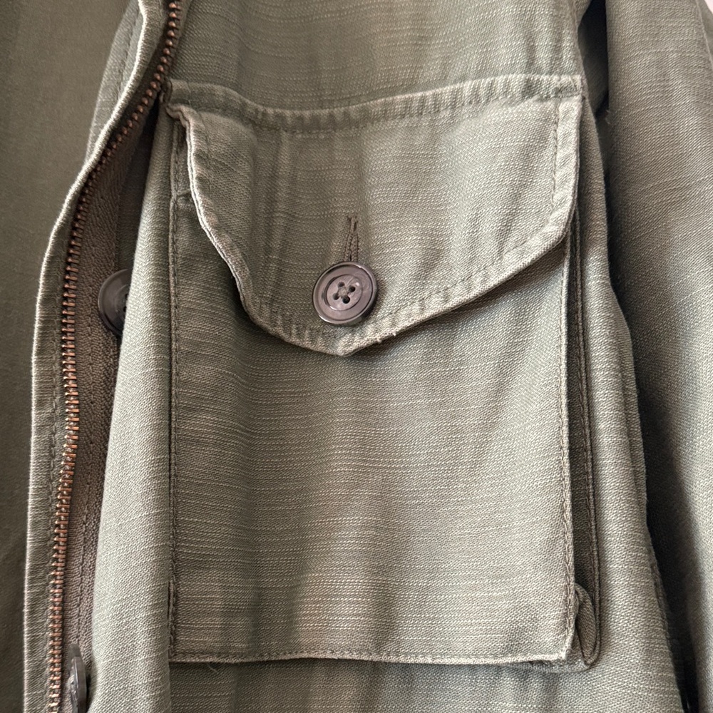 Bar III Olive Utility Jacket in 100% Cotton - Picture 6 of 15